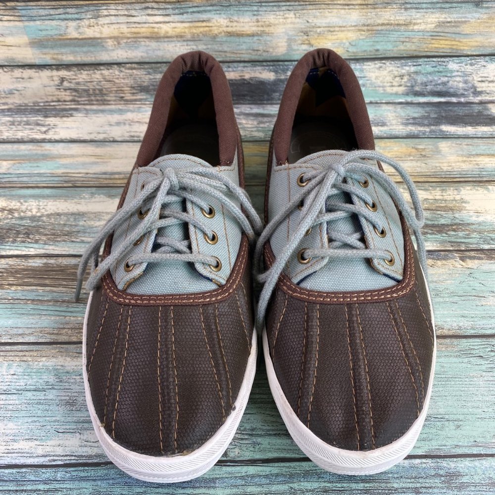 Keds Ducky Ludlow Womens Size 6 Brown/Blue Sneakers Shoes Casual Walking Lace Up